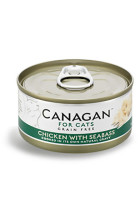 Canagan 無穀物貓罐頭 - 雞肉伴鱸魚